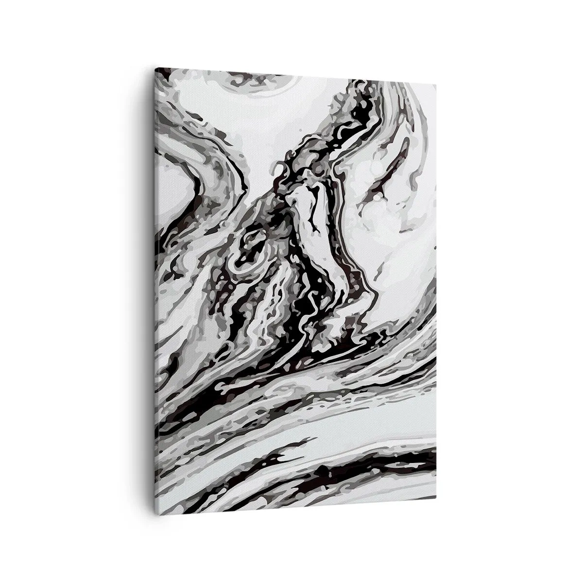 Lærredstryk - Billede på lærred - I begyndelsen var det kaos - 50x70 cm