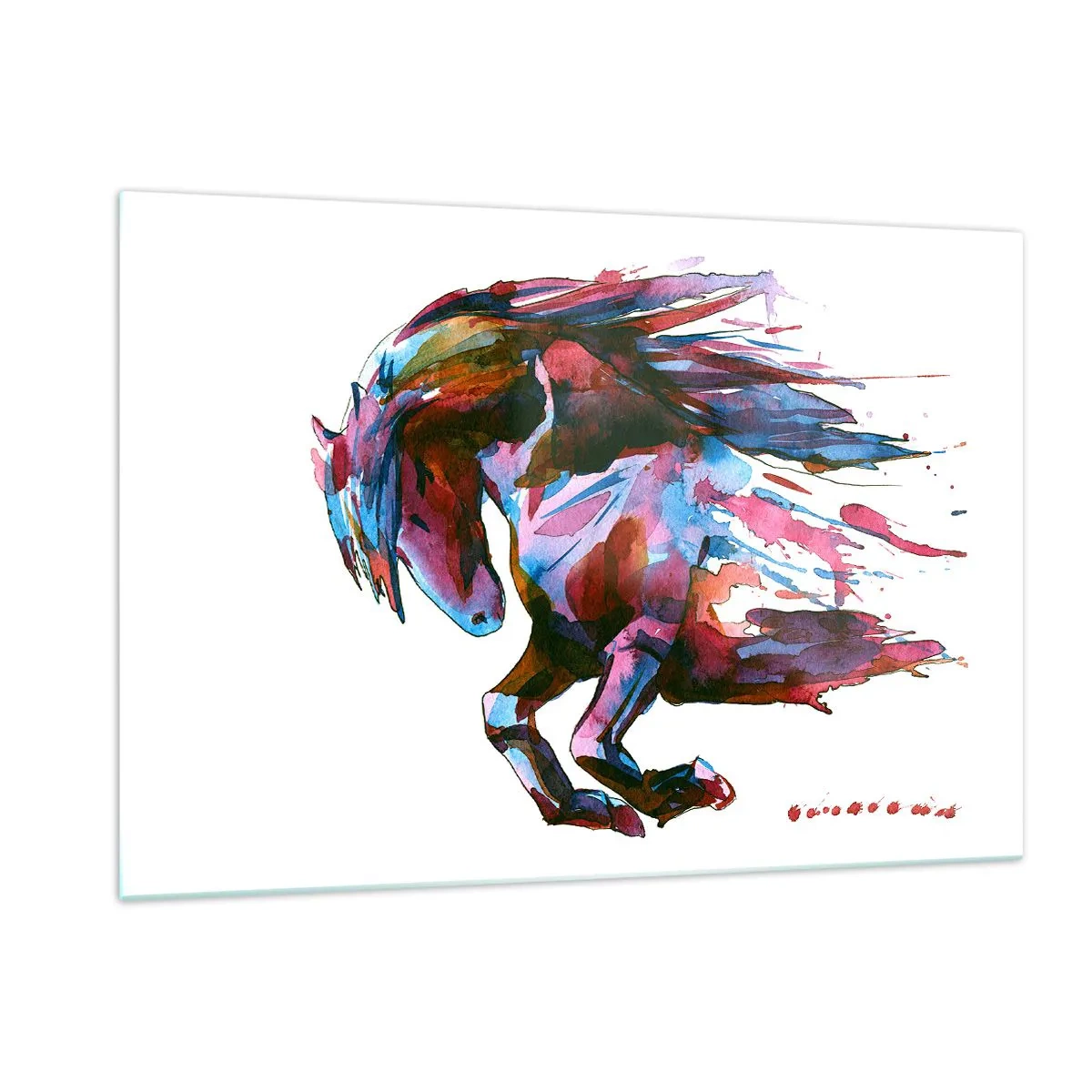 Billede på glas - I henrykkelse - 120x80 cm