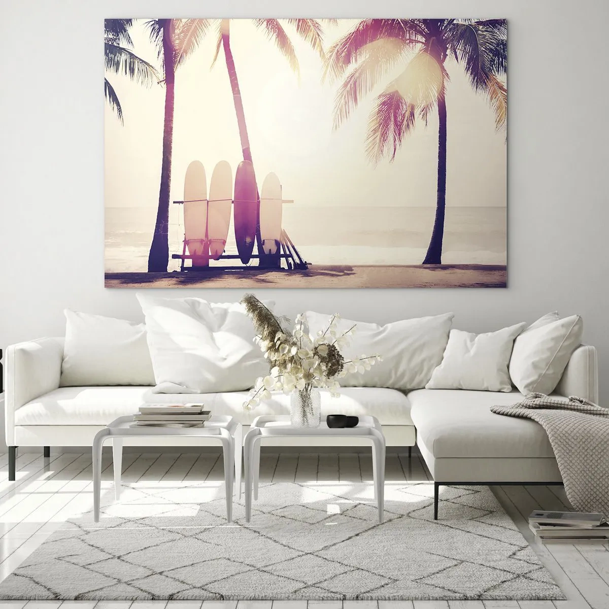 Billede på glas - Det bliver en fantastisk dag - 120x80 cm