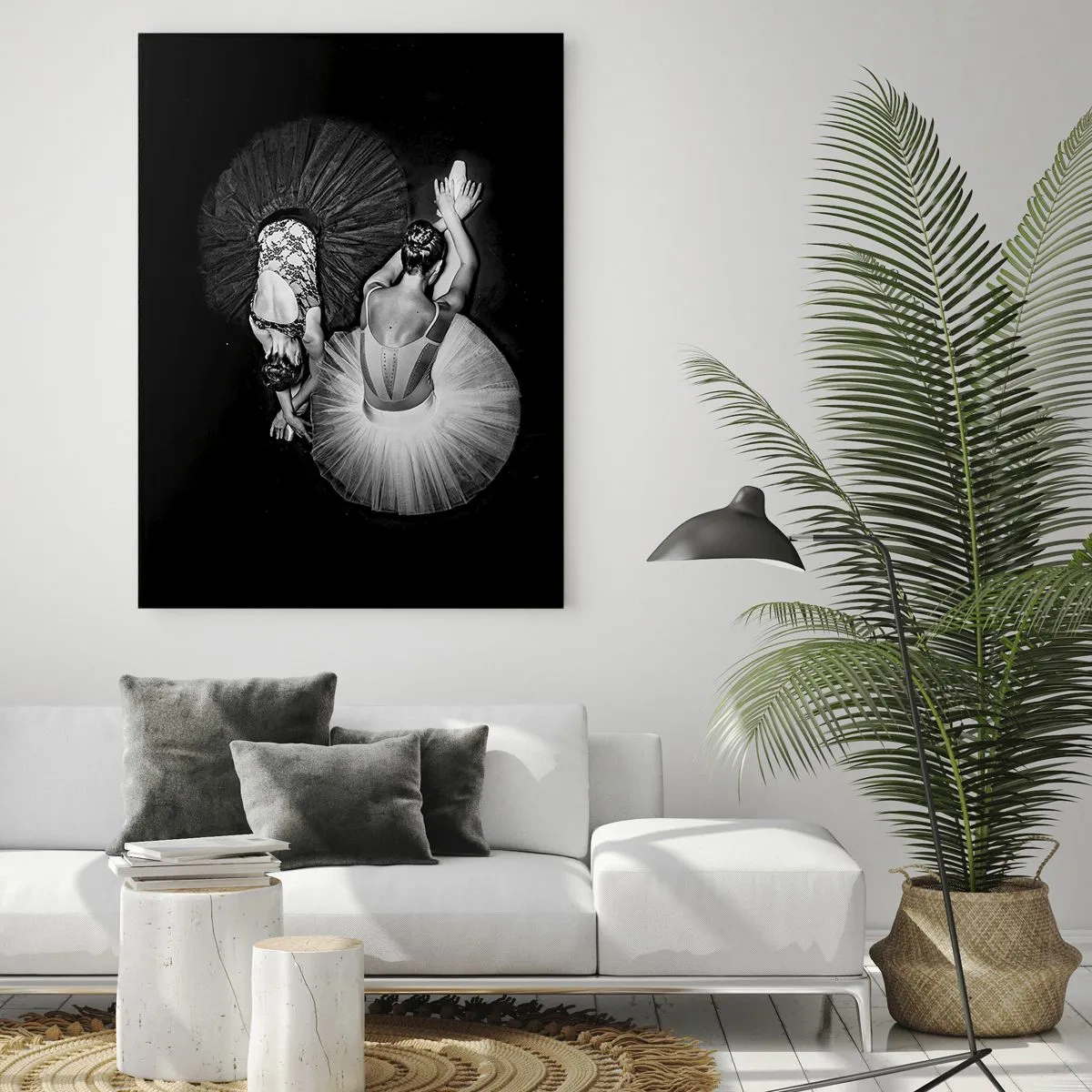 Billede på glas - Yin og yang - den perfekte balance - 50x70 cm