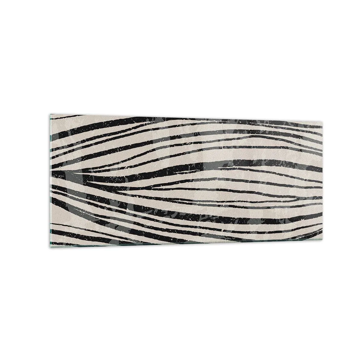 Billede på glas - Et spild af linjer - 120x50 cm