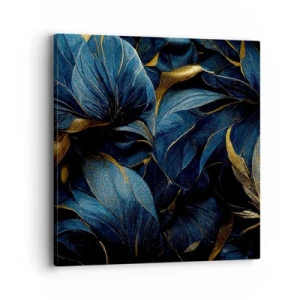 Lærredstryk - Billede på lærred - Foret med guld - 40x40 cm