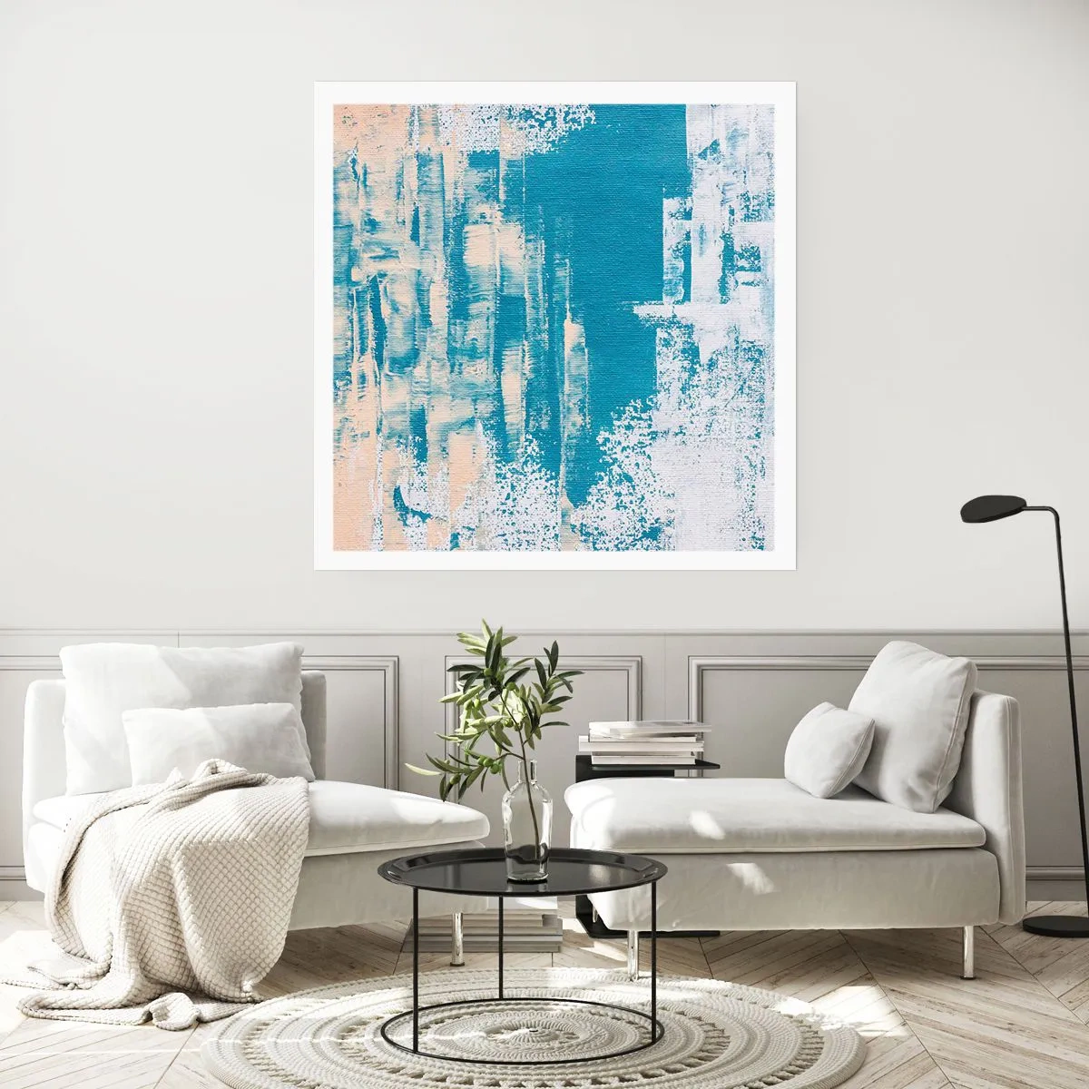 Plakat - Gennem istappen - 40x40 cm