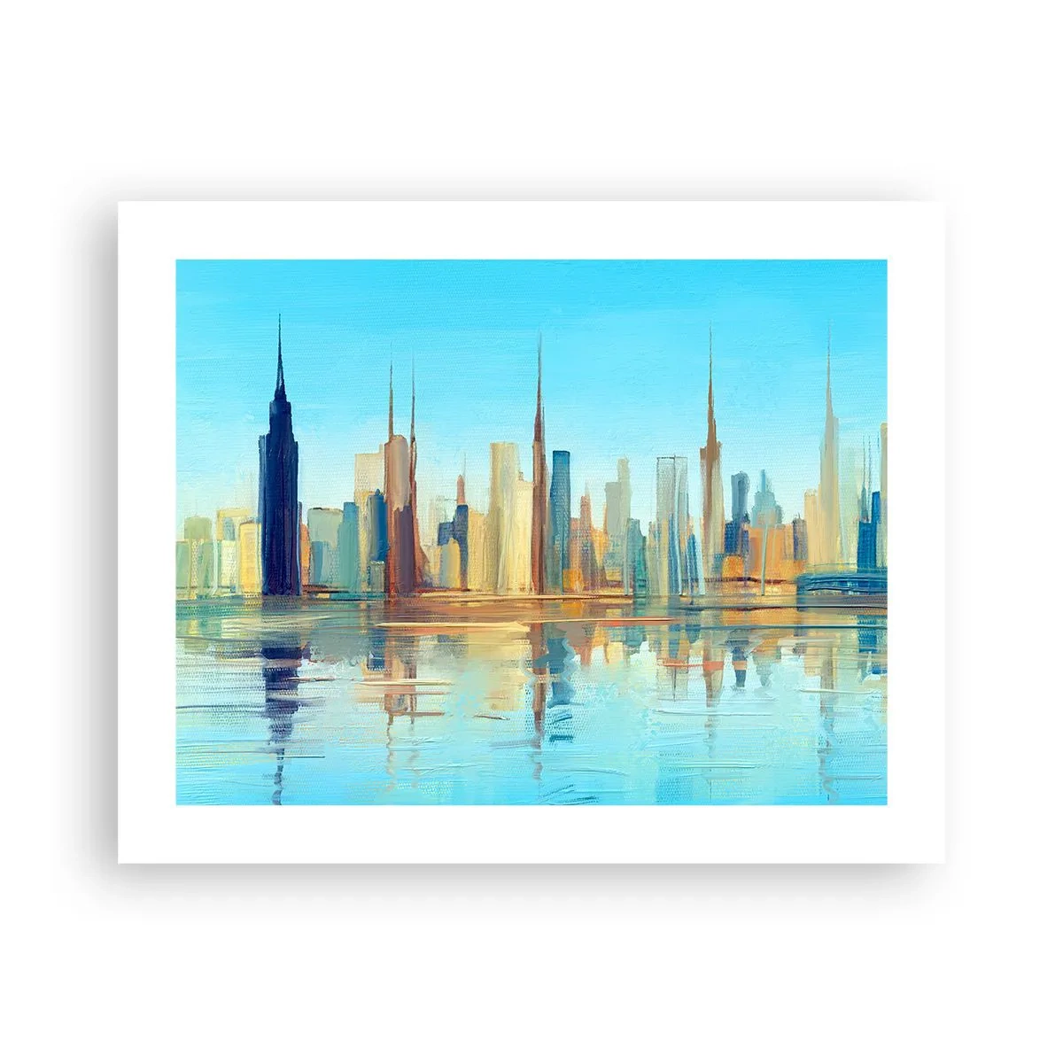 Plakat - Solrig metropol - 50x40 cm