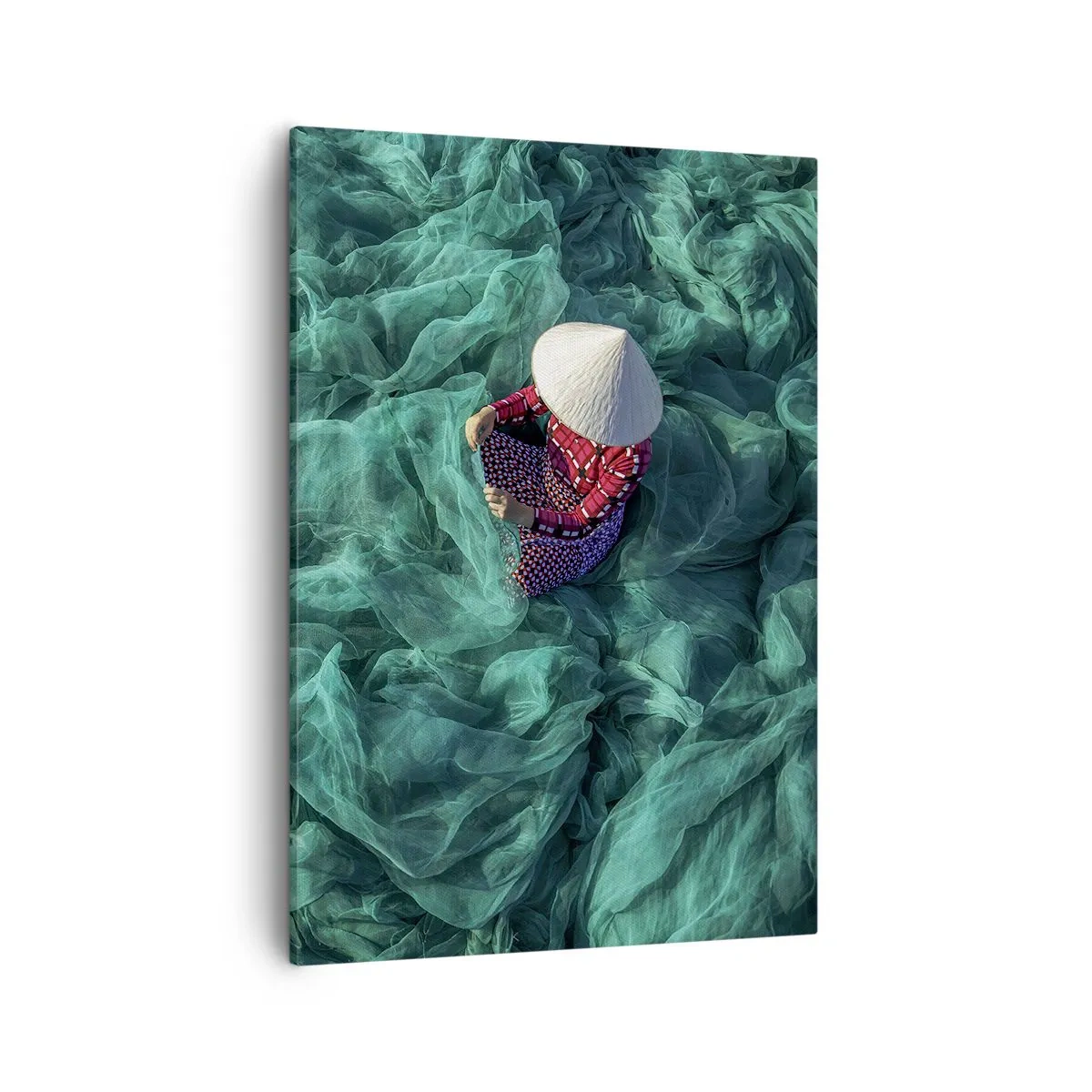 Lærredstryk - Billede på lærred - I et hav af lys - 50x70 cm