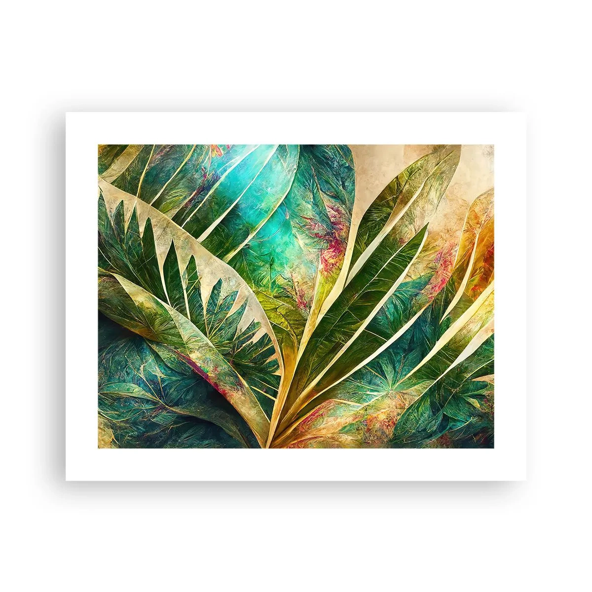 Plakat - Farver fra troperne - 50x40 cm