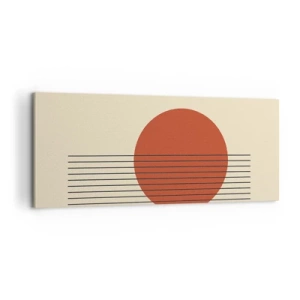 Lærredstryk - Billede på lærred - Og så videre - 100x40 cm