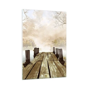 Billede på glas - Efterårets blide tristhed - 50x70 cm