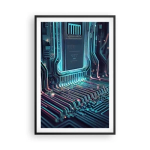 Plakat i sort ramme - Jeg tror... - 61x91 cm