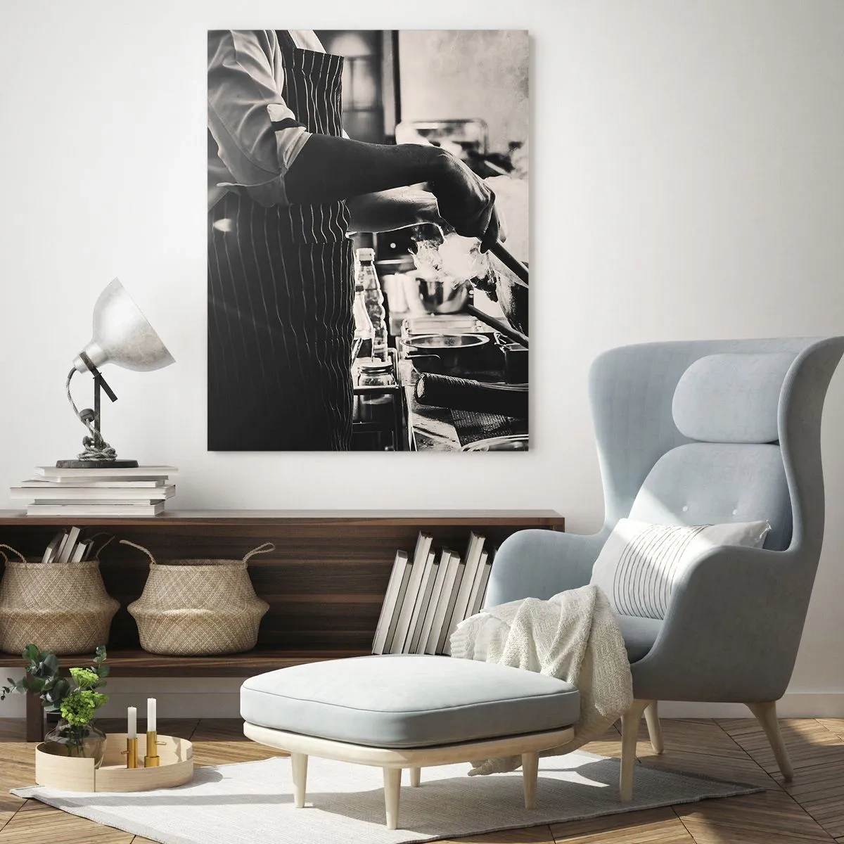 Billede på glas - Smagernes alkymi - 50x70 cm