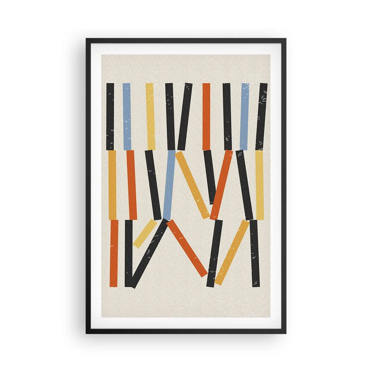 Plakat i sort ramme - Vandret komposition - 61x91 cm