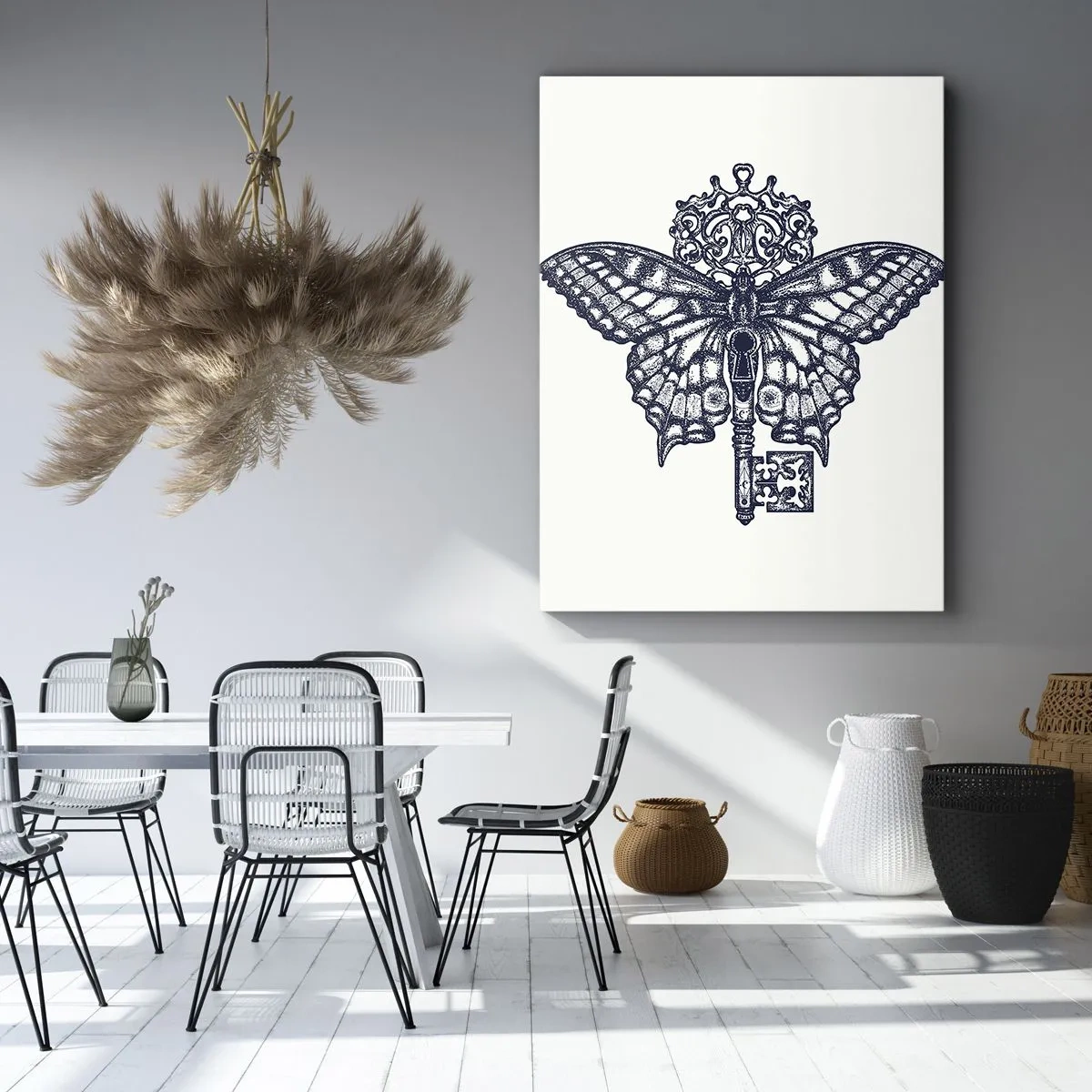 Lærredstryk - Billede på lærred - Alle hjertets hemmeligheder - 45x80 cm