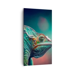 Lærredstryk - Billede på lærred - Kan du se mig? Ikke godt... - 55x100 cm