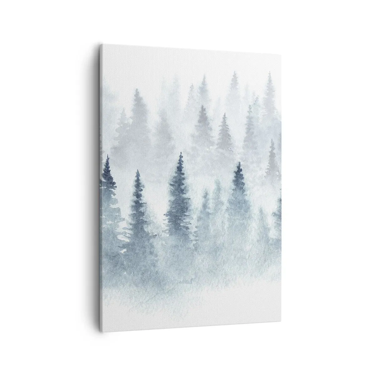 Lærredstryk - Billede på lærred - Indhyllet i tåge - 50x70 cm