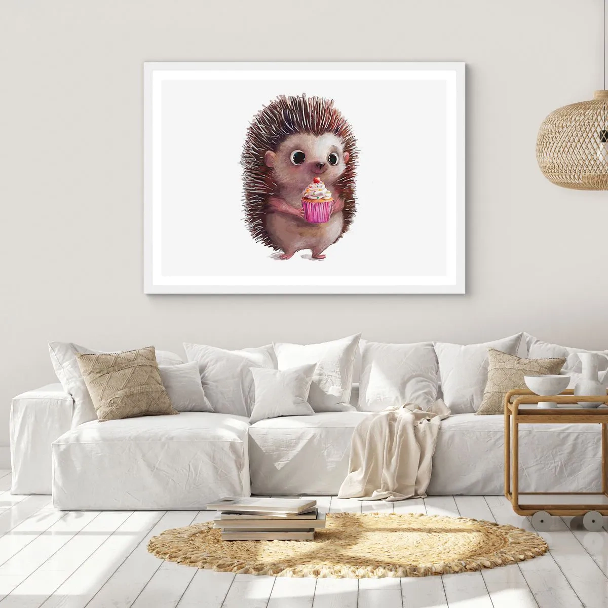 Plakat i hvid ramme - Fejring er hver dag - 70x50 cm