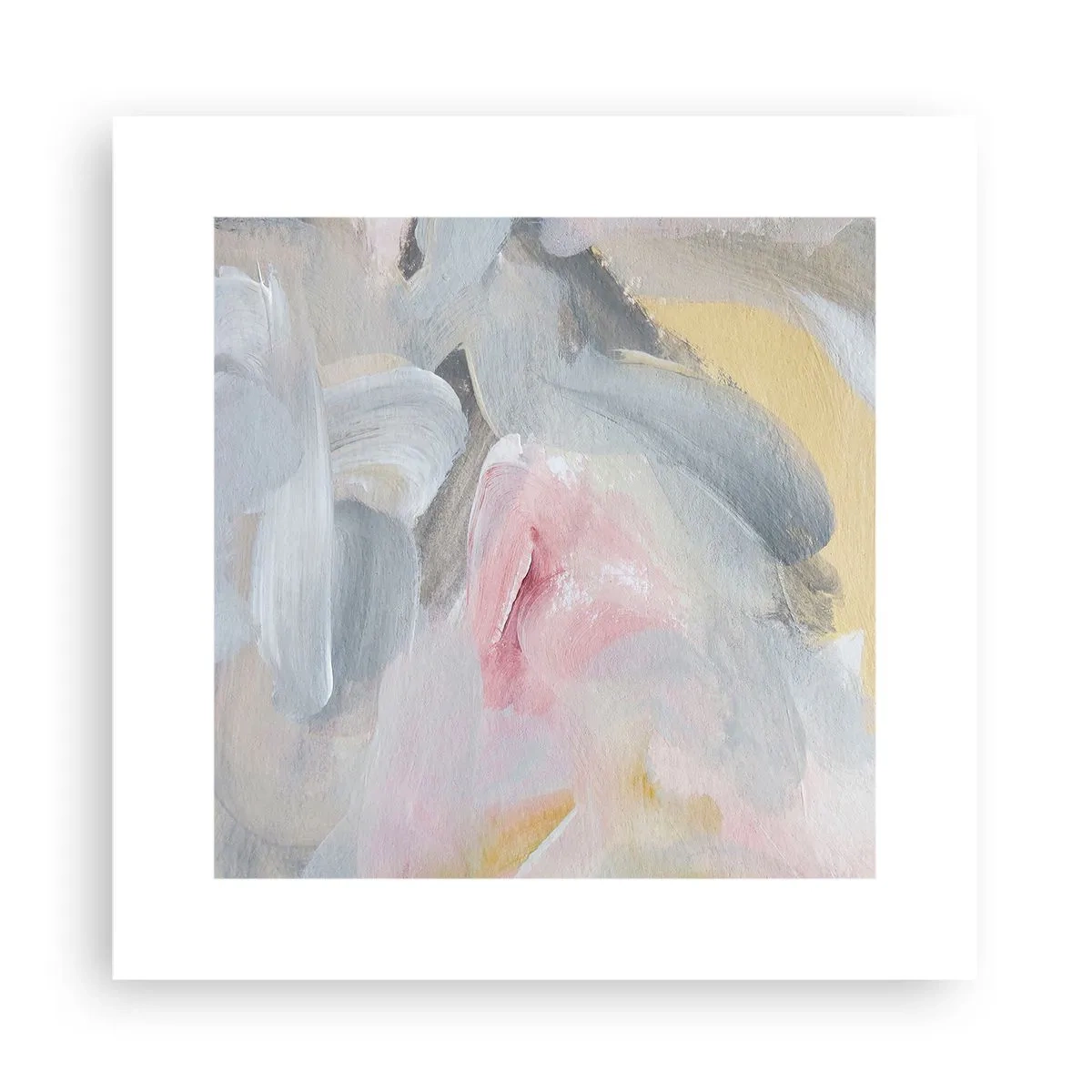 Plakat - I en pastelfarvet verden - 30x30 cm
