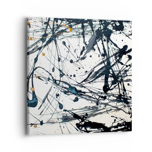 Lærredstryk - Billede på lærred - Med eller uden fornuft? - 40x40 cm