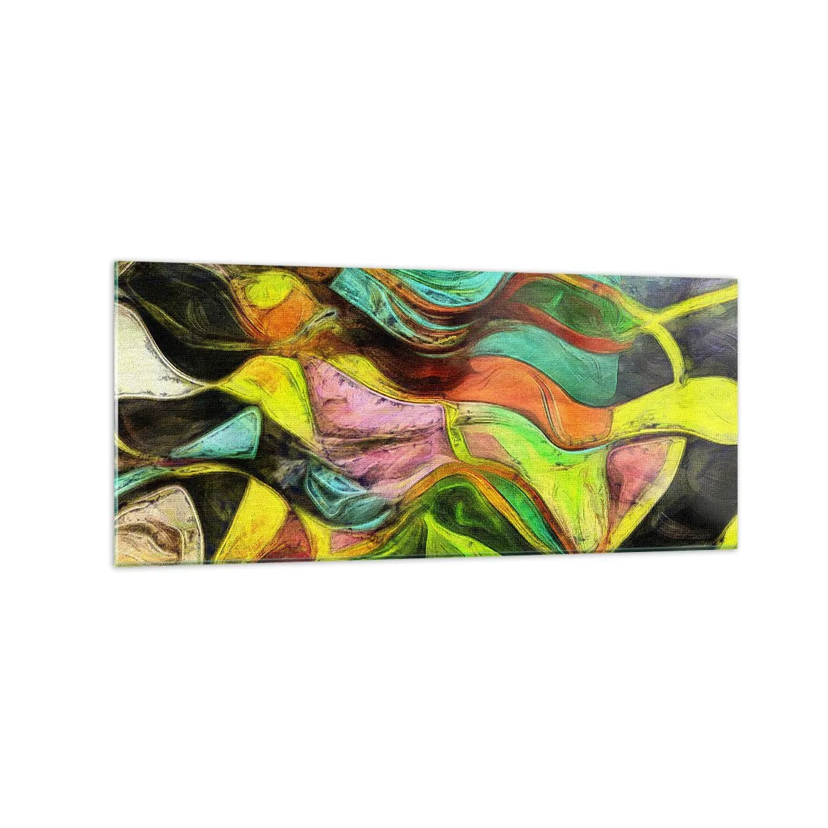 Billede på glas - Bevægelse er liv - 120x50 cm