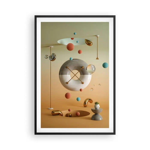 Plakat i sort ramme - Alt kan ske - 61x91 cm