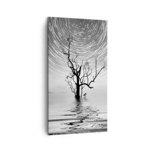Lærredstryk - Billede på lærred - En natursymfoni - 45x80 cm