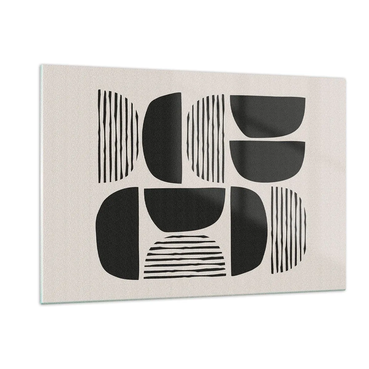 Billede på glas - Halvhjertede arrangementer - 120x80 cm