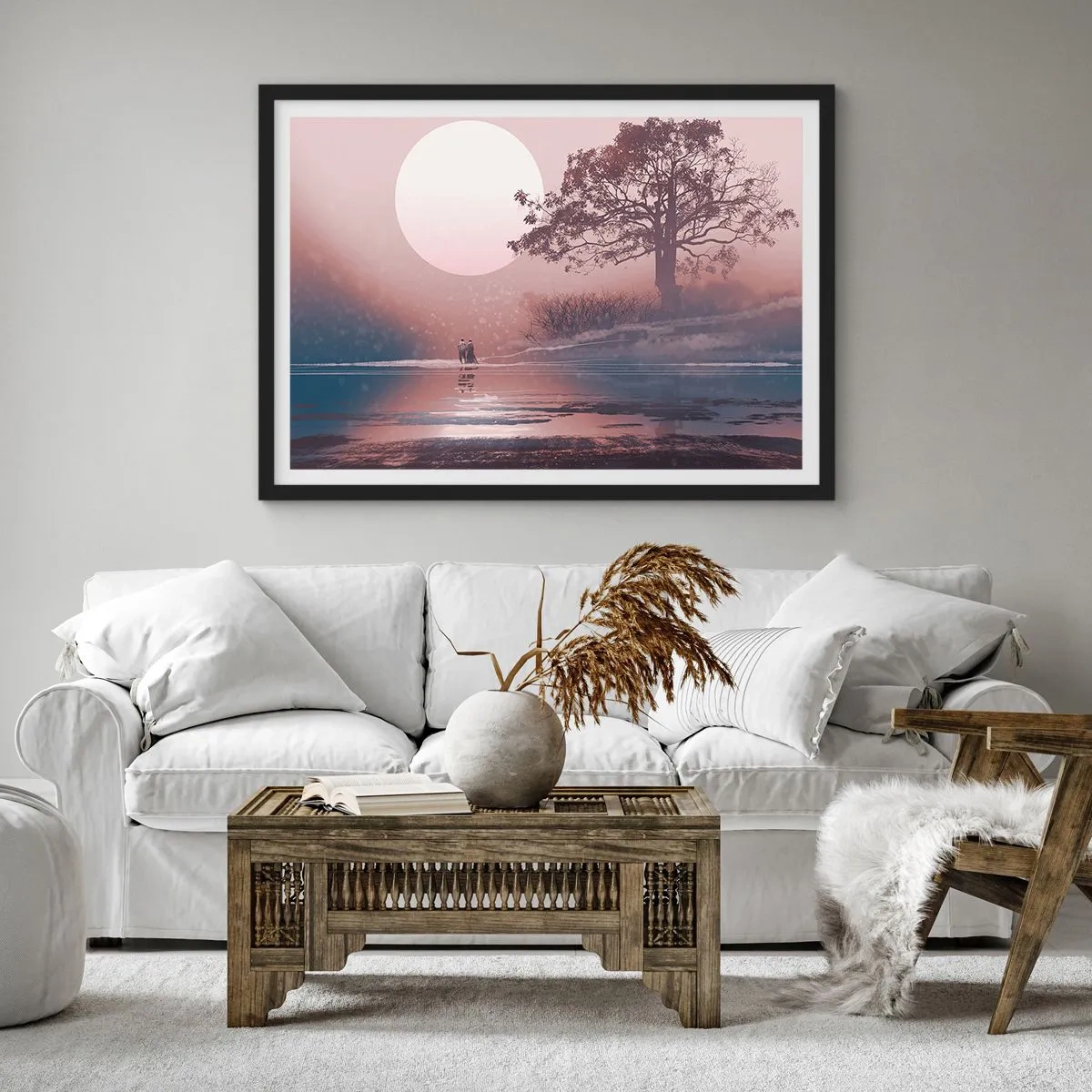 Plakat i sort ramme - Natlige mærkværdigheder - 91x61 cm