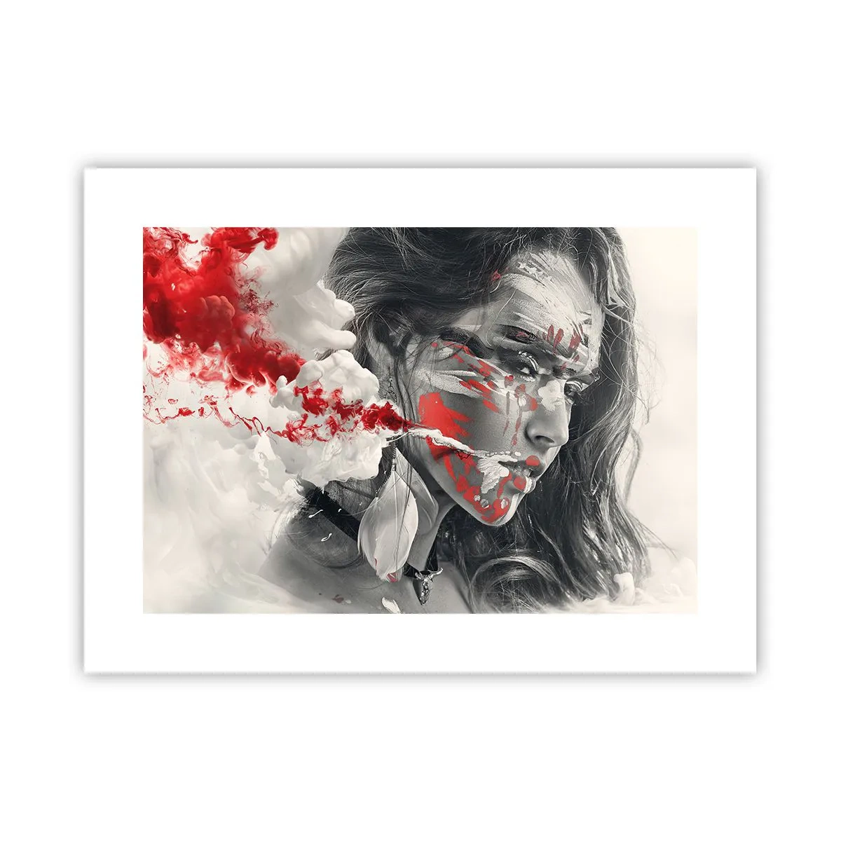 Plakat - I det absurdes damp - 40x30 cm