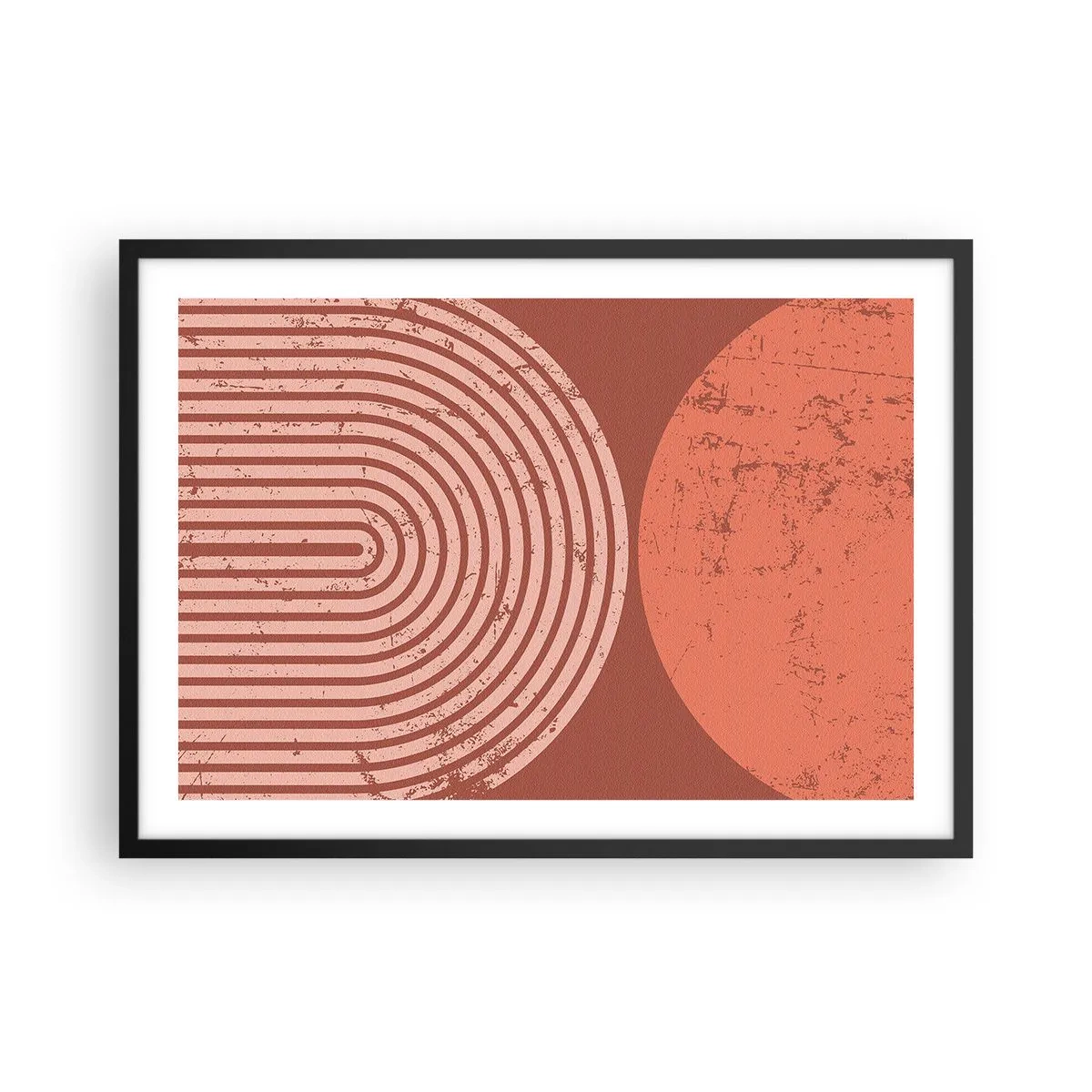 Plakat i sort ramme - Tæt forhold - 70x50 cm