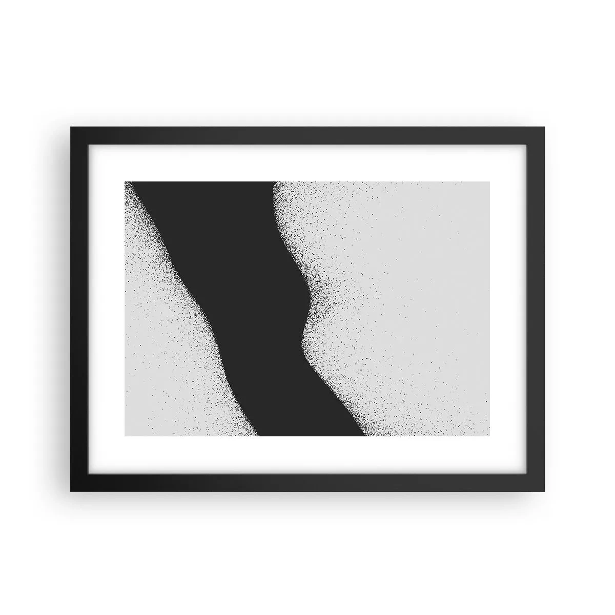 Plakat i sort ramme - Flydende balance - 40x30 cm