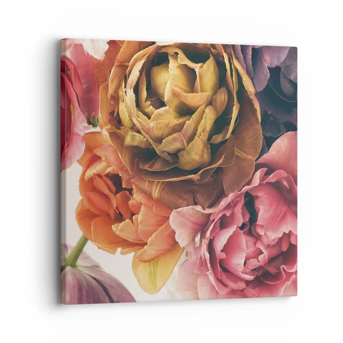 Lærredstryk - Billede på lærred - Fejring af livet - 30x30 cm