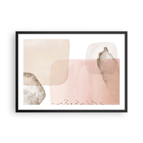 Plakat i sort ramme - Et kig gennem farver - 70x50 cm