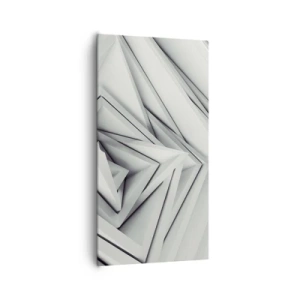 Lærredstryk - Billede på lærred - Skarpe vinkler knopper - 65x120 cm