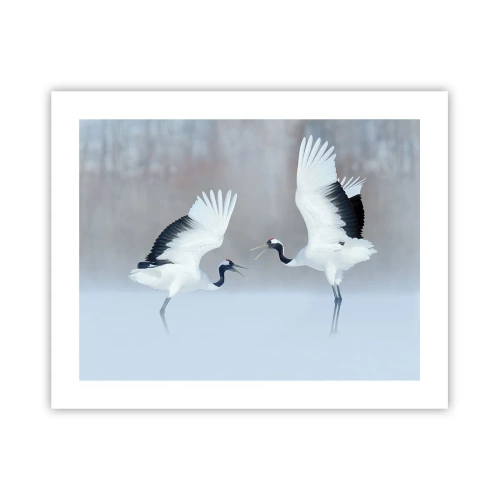 Plakat - Danser i tågen - 50x40 cm