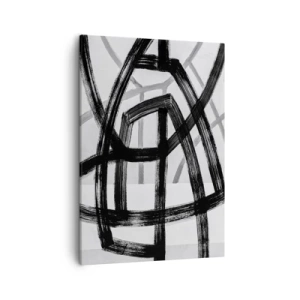 Lærredstryk - Billede på lærred - Opbygning af dybde - 50x70 cm