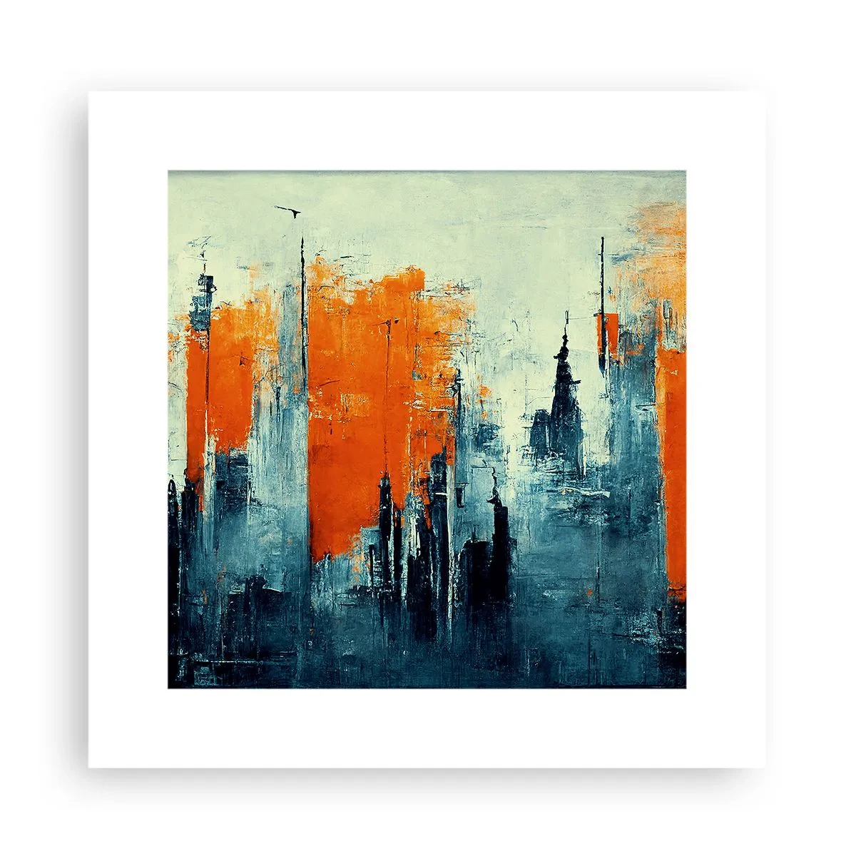 Plakat - Moderne landskab - 30x30 cm