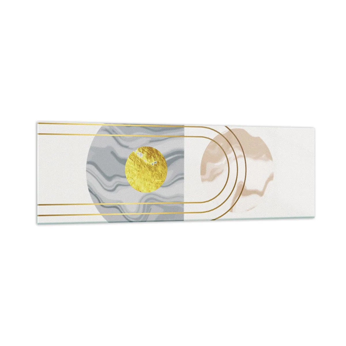 Billede på glas - Lysstyrke og udstråling - 160x50 cm