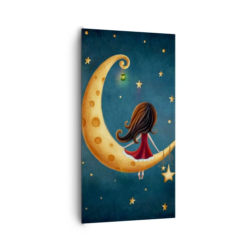 Lærredstryk - Billede på lærred - Der var engang... - 65x120 cm