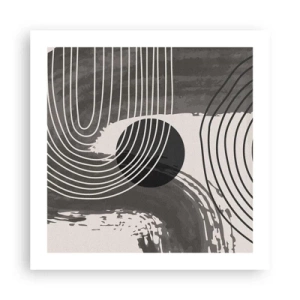 Plakat - Oval vinder - 50x50 cm