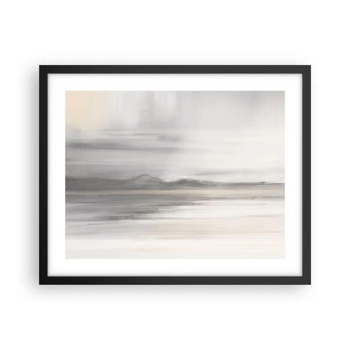 Plakat i sort ramme - En tankevækkende afstand - 50x40 cm