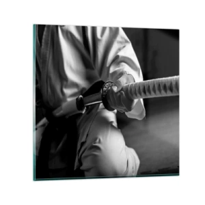 Billede på glas - En krigers sjæl - 30x30 cm