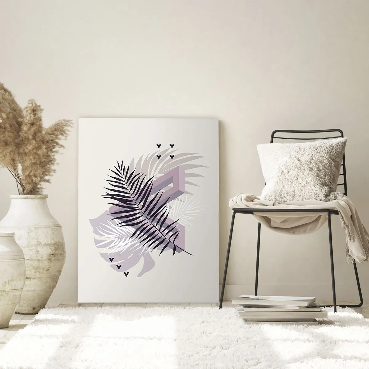 Billede på glas - Skygge af en skygge - 50x70 cm