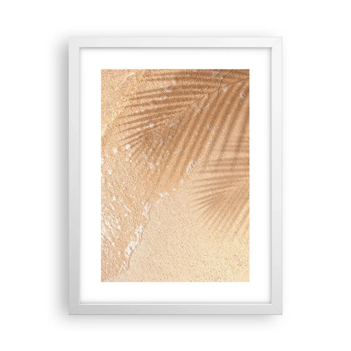 Plakat i hvid ramme - Skyggen af en varm sommer - 30x40 cm