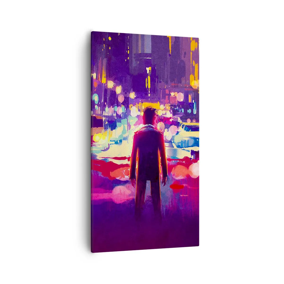 Lærredstryk - Billede på lærred - Nedsænket i lys - 55x100 cm