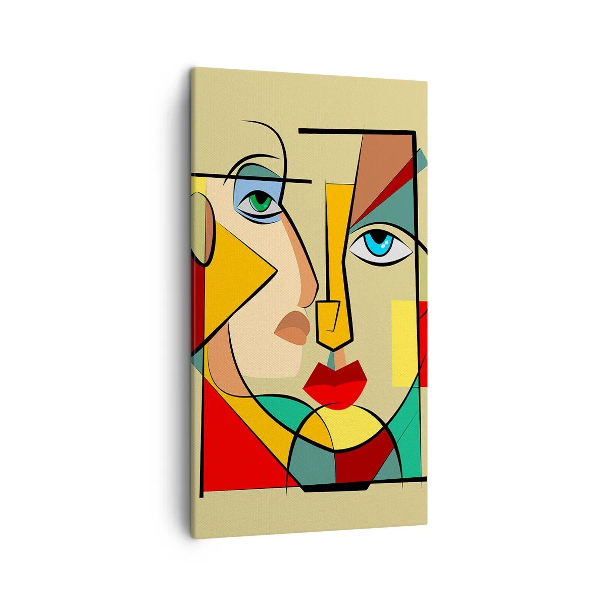 Lærredstryk - Billede på lærred - Et matchende par - 45x80 cm