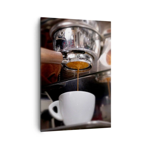 Lærredstryk - Billede på lærred - Et godt øjeblik på dagen - 70x100 cm