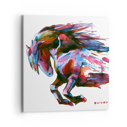 Lærredstryk - Billede på lærred - I henrykkelse - 70x70 cm