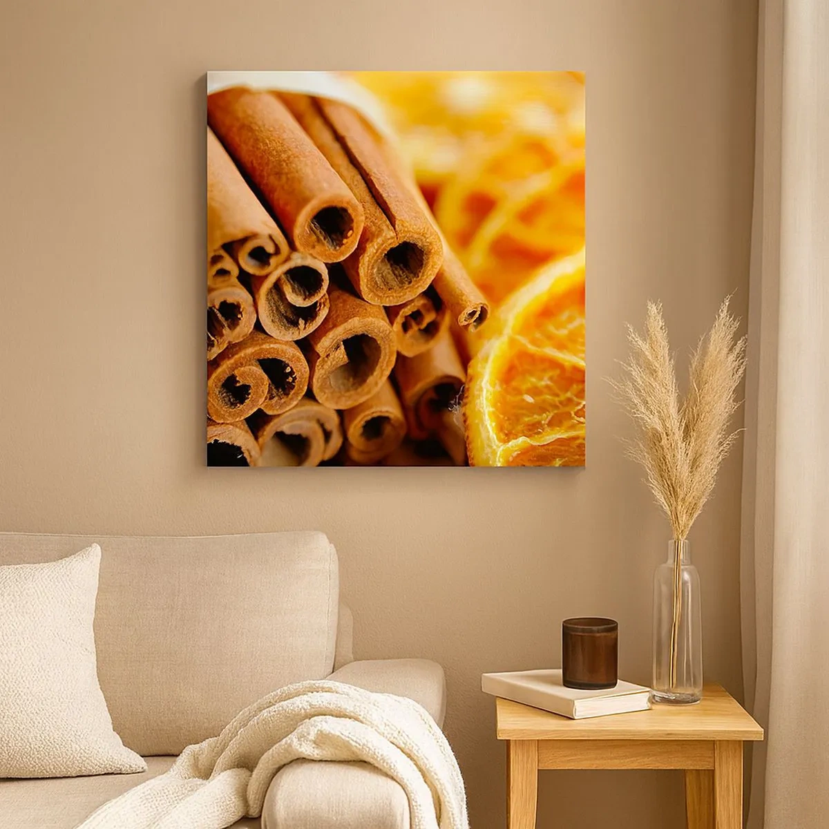 Lærredstryk - Billede på lærred - Kan du lugte deres duft? - 30x30 cm