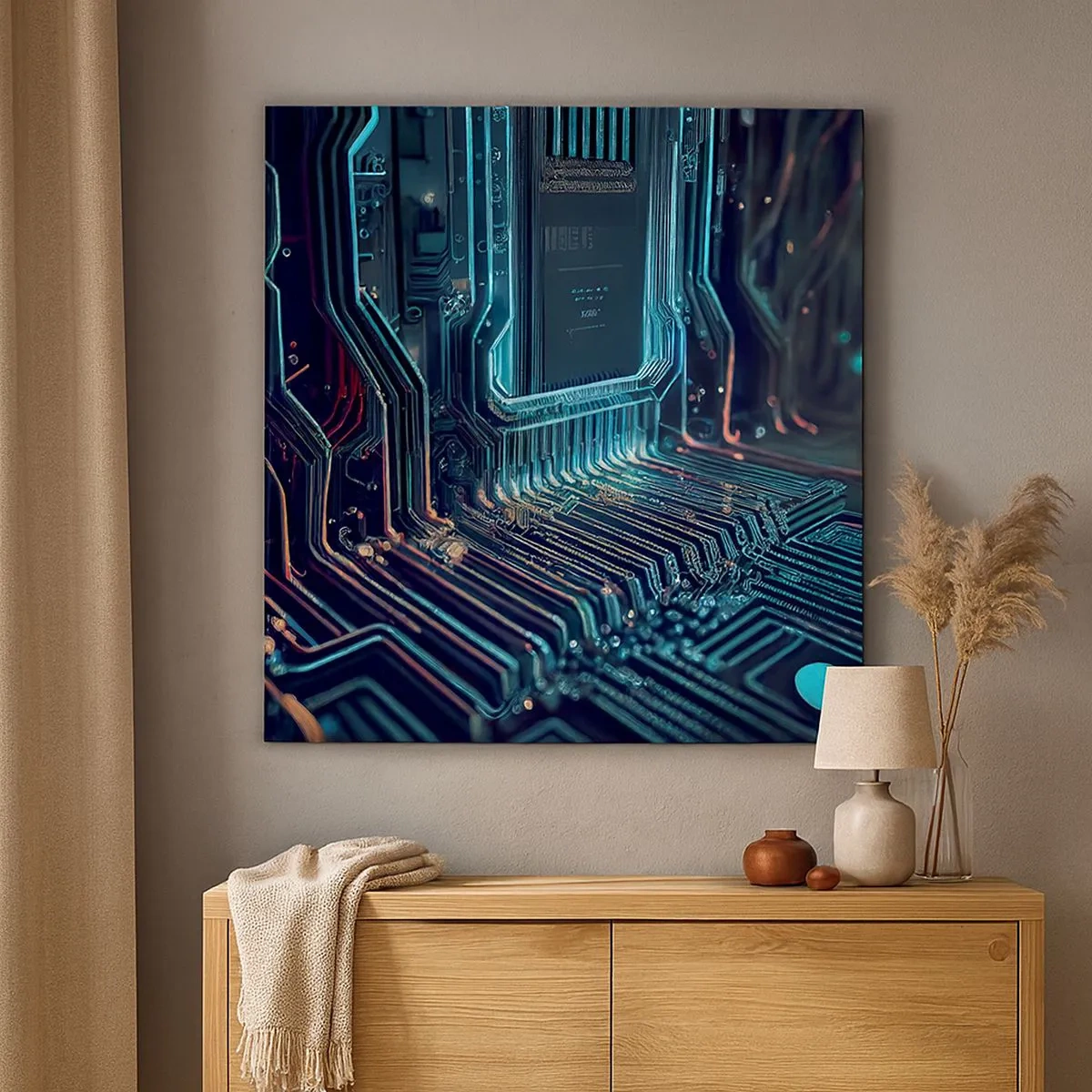 Lærredstryk - Billede på lærred - Jeg tror... - 30x30 cm