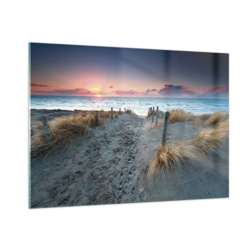 Billede på glas - Du har udgydt en regnbue af strålende pragt.... - 100x70 cm