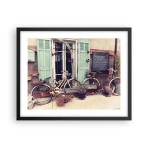 Plakat i sort ramme - Længe leve provinsen - 50x40 cm